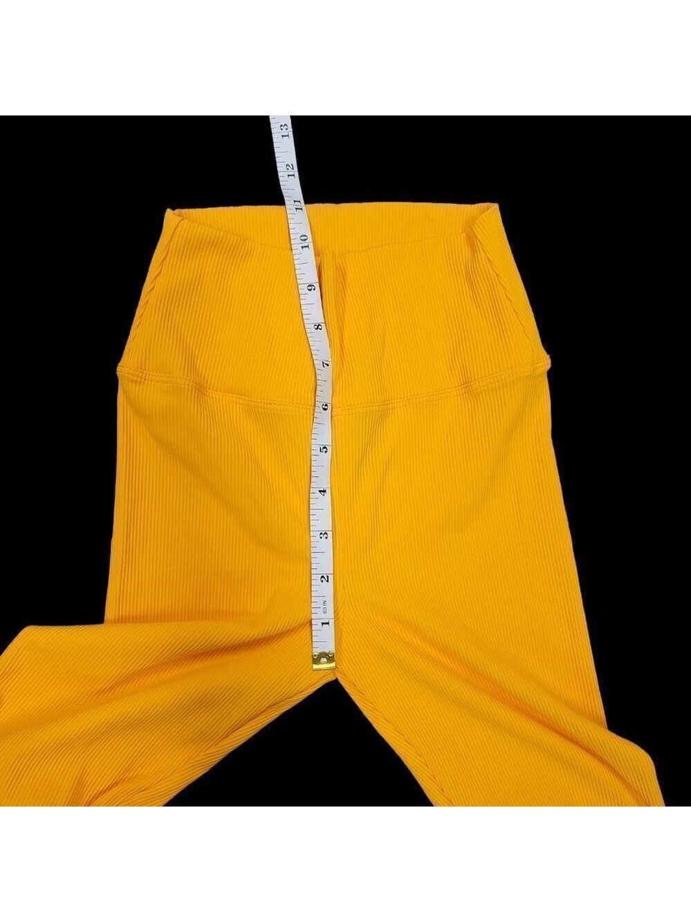 Koral Exceed Rib High Rise Legging - Mango - Picture 7 of 12